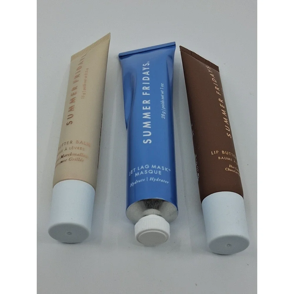 Summer Fridays The Holiday Trio - Lip Butter Balm x2, Jet Lag Mask